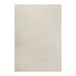 Tapis pure laine cru tuft main uni 140x200