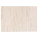 Tapis rectangulaire à poils ras motif uni écru 160 x 230 cm Tapis rectangulaire à poils ras motif uni écru 160 x 230 cm