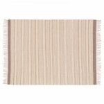 Tapis rectangulaire rayé en laine et jute tissé à plat 120 x 170 cm Tapis rectangulaire rayé en laine et jute tissé à plat 120 x 170 cm