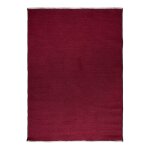 Tapis r�versible rouge / charbon 120x170