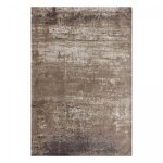 Tapis salon, kilim tissé à la main en coton, marron taupe gris 160x230 Tapis salon, kilim tissé à la main en coton, marron taupe gris 160x230