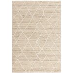 Tapis de salon en laine beige 160x230 cm Tapis de salon en laine beige 160x230 cm