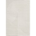 Tapis salon moderne bohme scandinave, crme, 80 x 150 cm