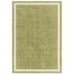 Tapis de salon moderne en laine vert 120x170 cm Tapis de salon moderne en laine vert 120x170 cm