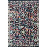 Tapis salon vintage - poils court et doux bleu pétrole 200x290 Tapis salon vintage - poils court et doux bleu pétrole 200x290
