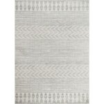 Tapis scandinave bohème gris 160x215 Tapis scandinave bohème gris 160x215