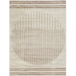 Tapis scandinave moderne brun / ivoire 200x275 Tapis scandinave moderne brun / ivoire 200x275