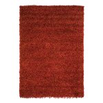 Tapis shaggy terra / rouge 120x170