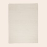 Tapis de sol en laine ecru 120x170 cm