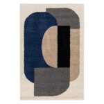 Tapis tendance et contemporain facile à entretenir bleu 160 x 230 Tapis tendance et contemporain facile à entretenir bleu 160 x 230