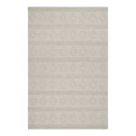 Tapis tissé main blanc crème à bouclette pure laine et coton 80x150 Tapis tissé main blanc crème à bouclette pure laine et coton 80x150