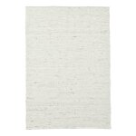 Tapis tiss  la main en laine naturelle nature 60x90