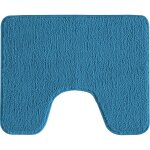 Tapis de toilette uni en polyester pacifique 50x40cm Tapis de toilette uni en polyester pacifique 50x40cm