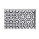 Tapis en vinyle motifs carreaux de ciment 50x80