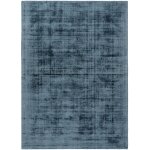 Tapis en viscose bleu 120x170