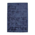 Tapis en viscose effet soyeux bleu foncé 120x170 Tapis en viscose effet soyeux bleu foncé 120x170