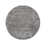 Tapis en viscose rond gris d 160 Tapis en viscose rond gris d 160