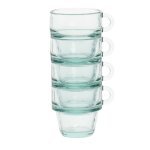 Tasses à café en verre recyclé (x4) Tasses à café en verre recyclé (x4)