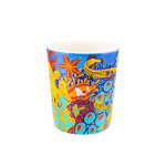 Tasse espresso bleu porcelaine de chine 5 x 0 x 6 cm