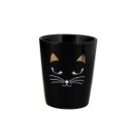 Tasse espresso noir porcelaine de chine 5 x 0 x 6 cm