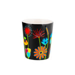 Tasse espresso noir porcelaine de chine 5 x 0 x 6 cm