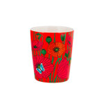 Tasse espresso rouge porcelaine de chine 5 x 0 x 6 cm