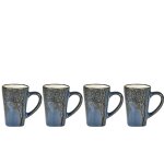 Tasse expresso en argile bleu nuit - lot de 4 Tasse expresso en argile bleu nuit - lot de 4