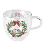 Tasse à thé en verre double paroi moineaux 200 ml Tasse à thé en verre double paroi moineaux 200 ml