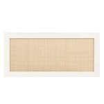 Tête de lit en bois d'épicéa de couleur blanc pour lit 160 cm Tête de lit en bois d'épicéa de couleur blanc pour lit 160 cm
