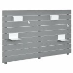 Tête de lit bois massif gris Tête de lit bois massif gris