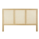 T�te de lit cannage en rotin pour couchage 140 et 160