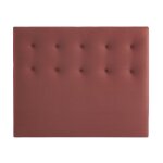 Tte de lit capitonne rouge 180 cm