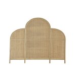Tte de lit en rotin et cannage 160 cm