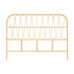 Tte de lit en rotin naturel 140 cm
