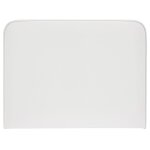 Tête de lit simili cuir blanc, à fixer au mur, 90 cm Tête de lit simili cuir blanc, à fixer au mur, 90 cm