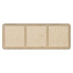 Tte de lit  suspendre en bois et cannage 160 cm
