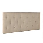 Tête de lit tapissée 160x60 cm beige Tête de lit tapissée 160x60 cm beige