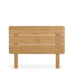 Tte de lit en teck beige l 160 cm