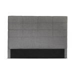 Tte de lit en tissu - gris - 160 cm