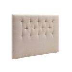 Tte de lit en tissu lin largeur 160 cm