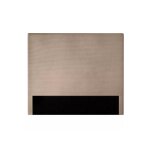 Tête de lit en velours côtelé - 140cm - taupe Tête de lit en velours côtelé - 140cm - taupe