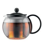 Théière avec filtre 0, 5 l en inox transparent en verre h13 Théière avec filtre 0, 5 l en inox transparent en verre h13