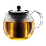 Théière à piston 0, 5 l transparent en verre h12 Théière à piston 0, 5 l transparent en verre h12