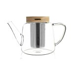 Thire en verre et couvercle en bois 680ml