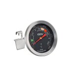 Thermomètre à four en acier inoxydable argent Thermomètre à four en acier inoxydable argent