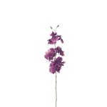 Tige d'orchide oncidium artificielle violette h58