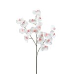 Tige d'orchide phalaenopsis artificielle blanche h66