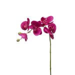 Tige d'orchide phalaenopsis artificielle fuchsia h47