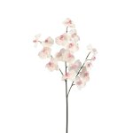 Tige d'orchide phalaenopsis artificielle rose et blanche h66