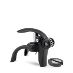 Tire - bouchon  levier noir avec coupe - capsule 14cm